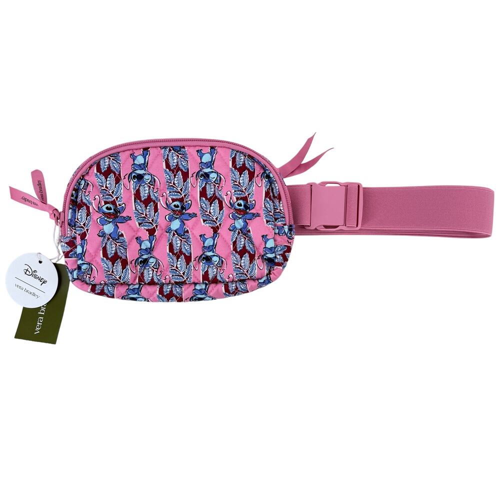 Vera Bradley Disney Woodward Small Belt Bag Surfboard Stitch Fanny Pack